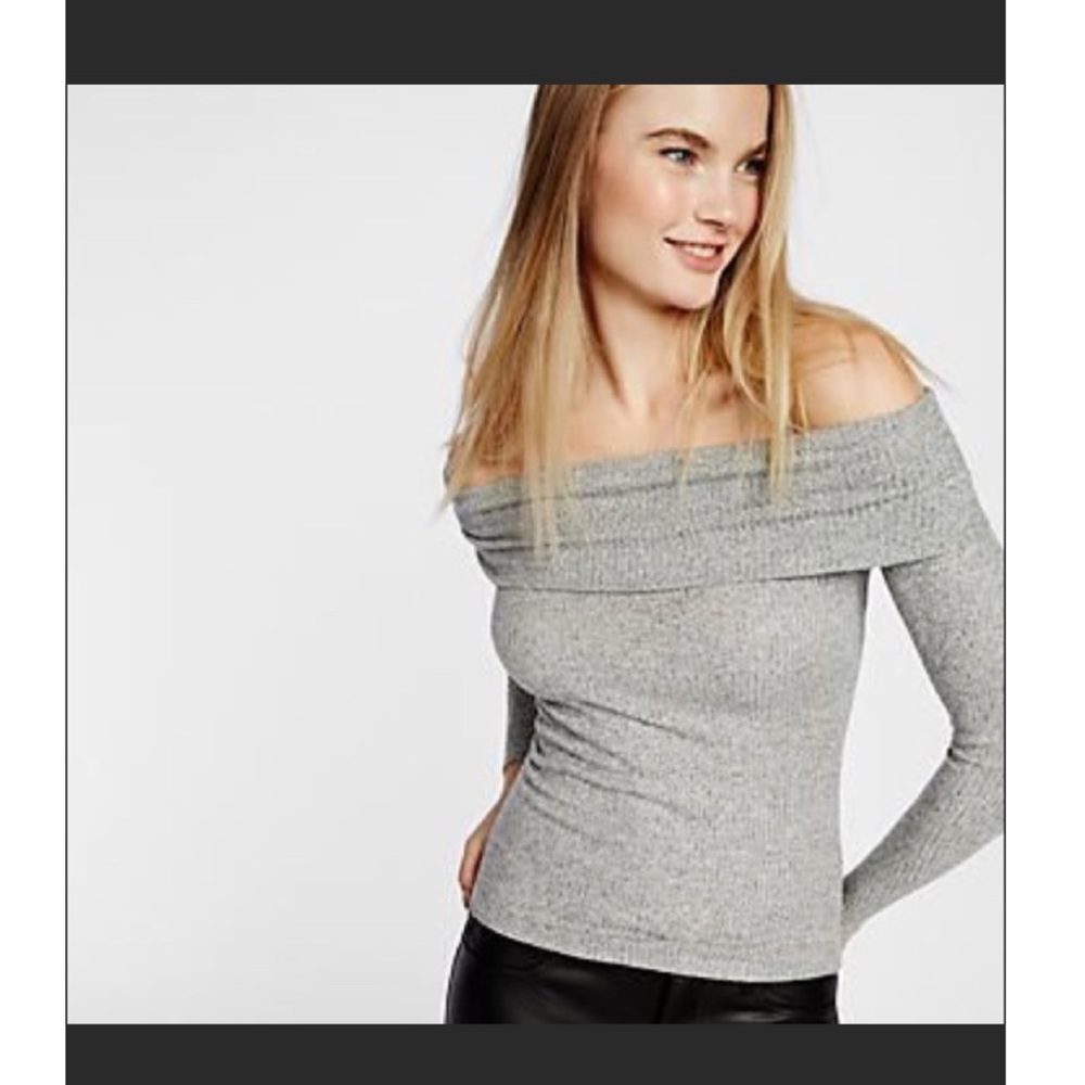 Express off the shoulder sweater XS